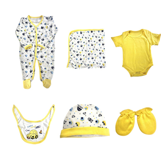 Yellow Romper Set 6pcs