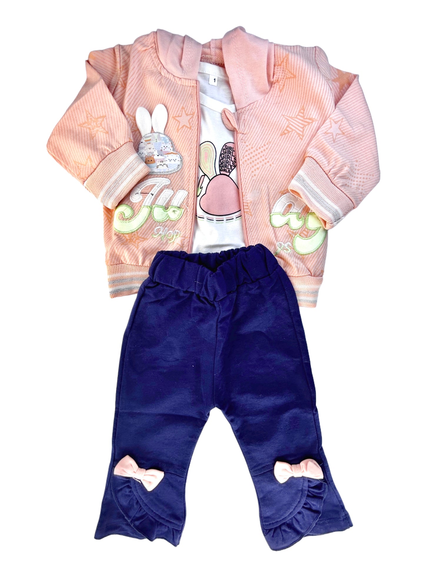 Baby Girl Outfit / 3pcs