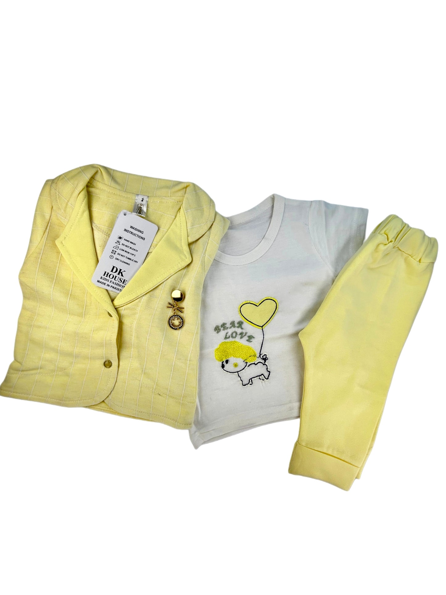 Baby Girl Outfit Set / 3pcs