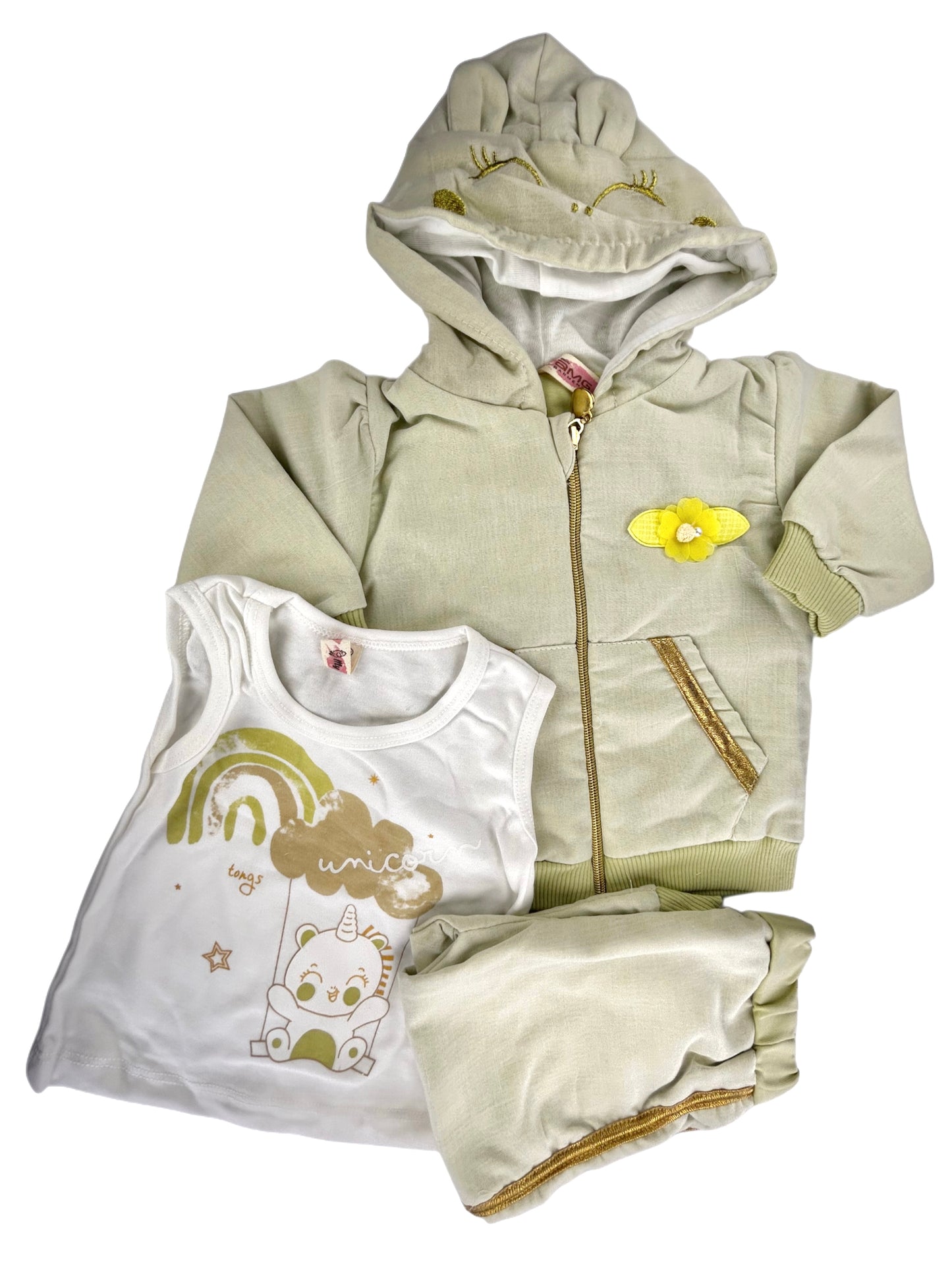 Baby Girls Outfit / 3pcs