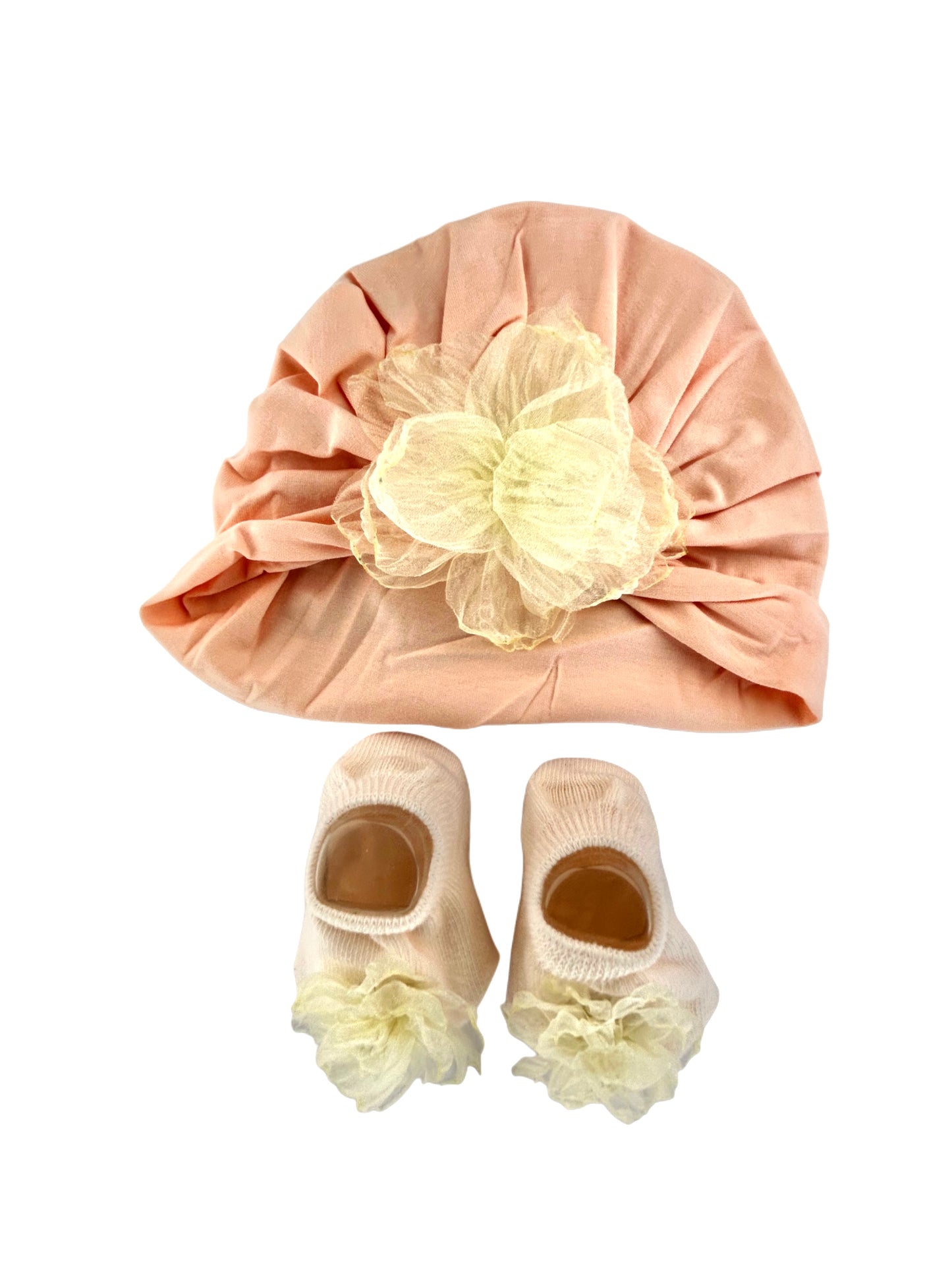 Baby Girls Cap & Shoes Set