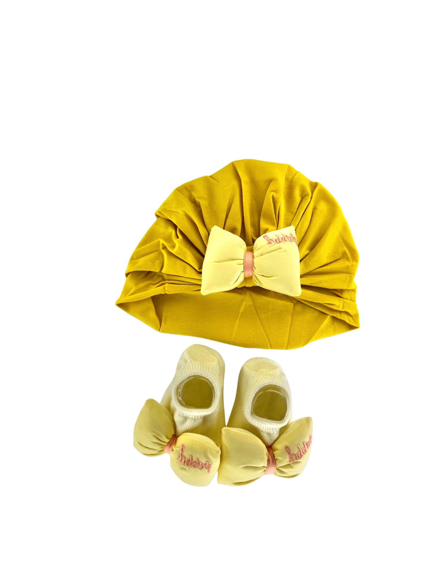 Baby Girls Cap & Shoes Set