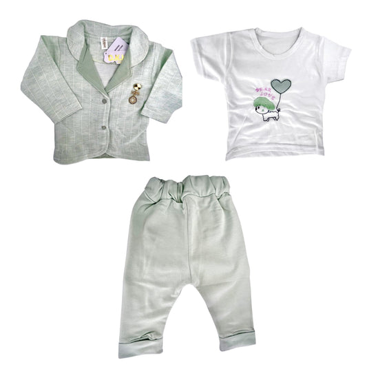 Baby Girl Outfit Set / 3pcs